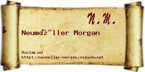 Neumüller Morgan névjegykártya
